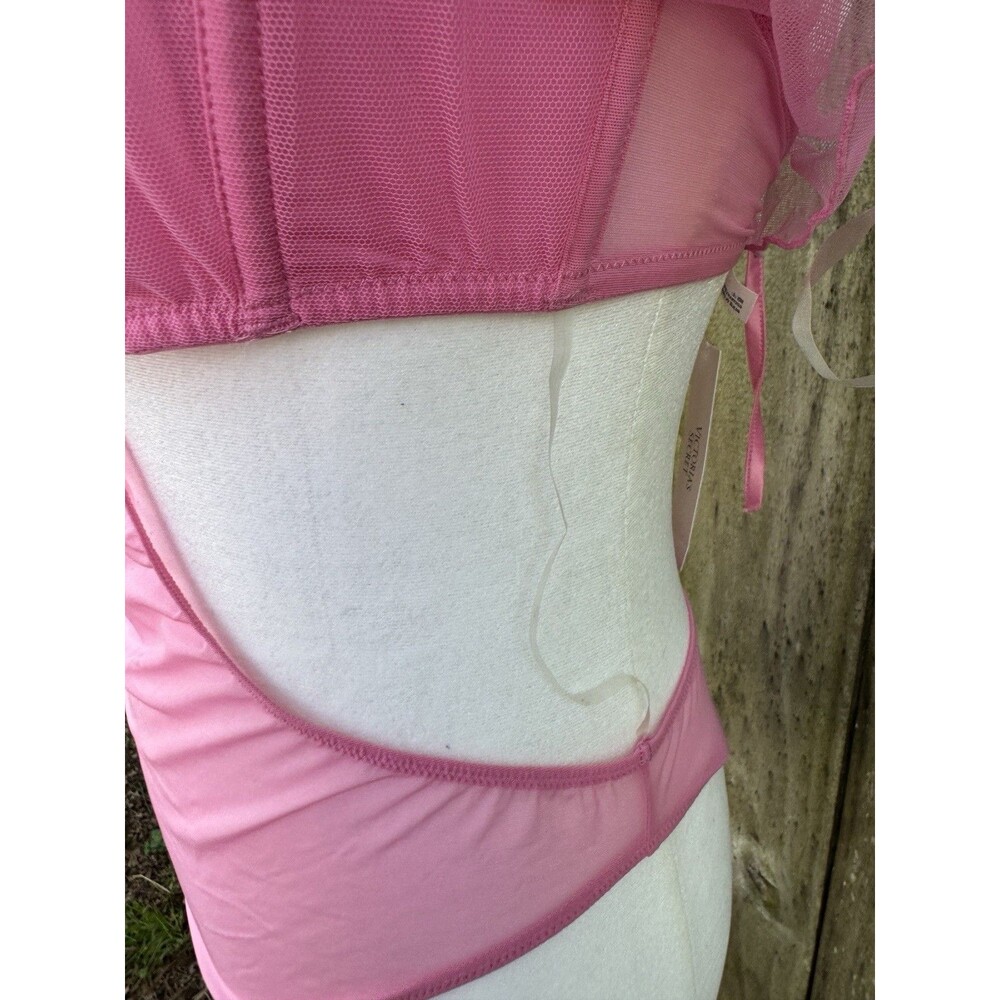 Victoria’s Secret Very Sexy Sheer Teddy M NWT Floral Embroidered Boho Lingerie - Picture 5 of 9